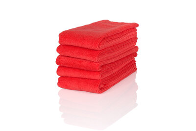 Chiffon en microfibre - rouge | Core Industrial